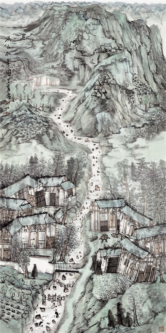 有人说,在山水画新生代中,何加林禀赋卓异.