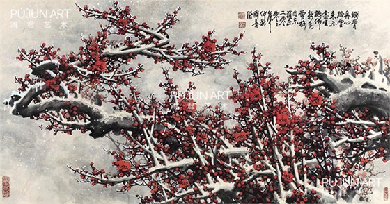 画梅大师王成喜梅花作品