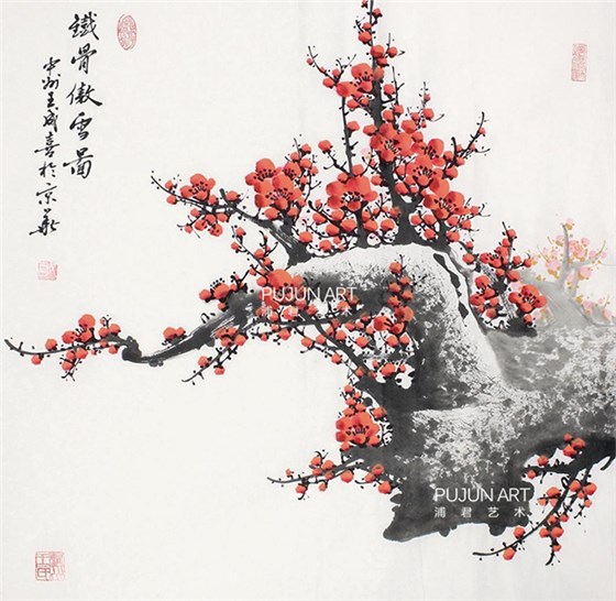 王成喜梅花作品赏析
