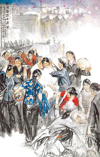 何家英《春城无处不飞花》