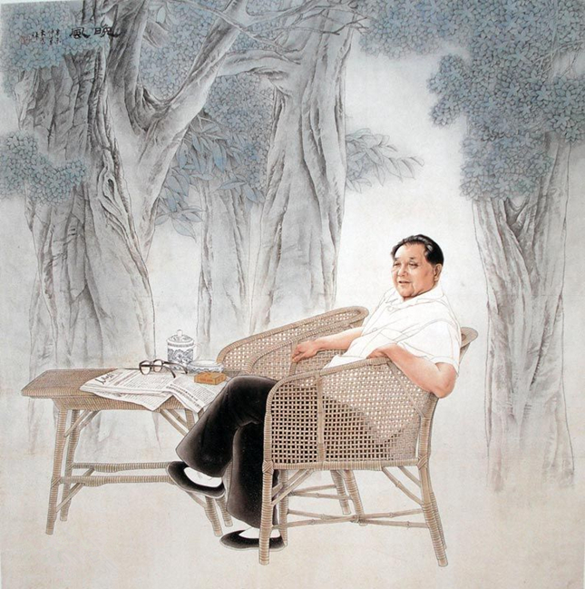 刘大为人物画作品《晚风》 刘大为人物画作品《晚风》