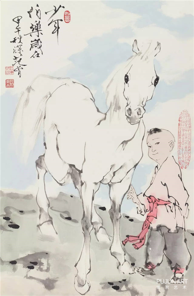 范曾迎新画展作品4