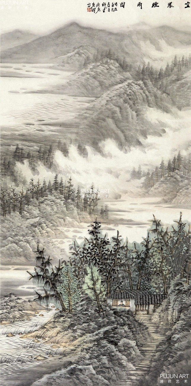 曾先国山水画 2012年作 武夷山止止庵