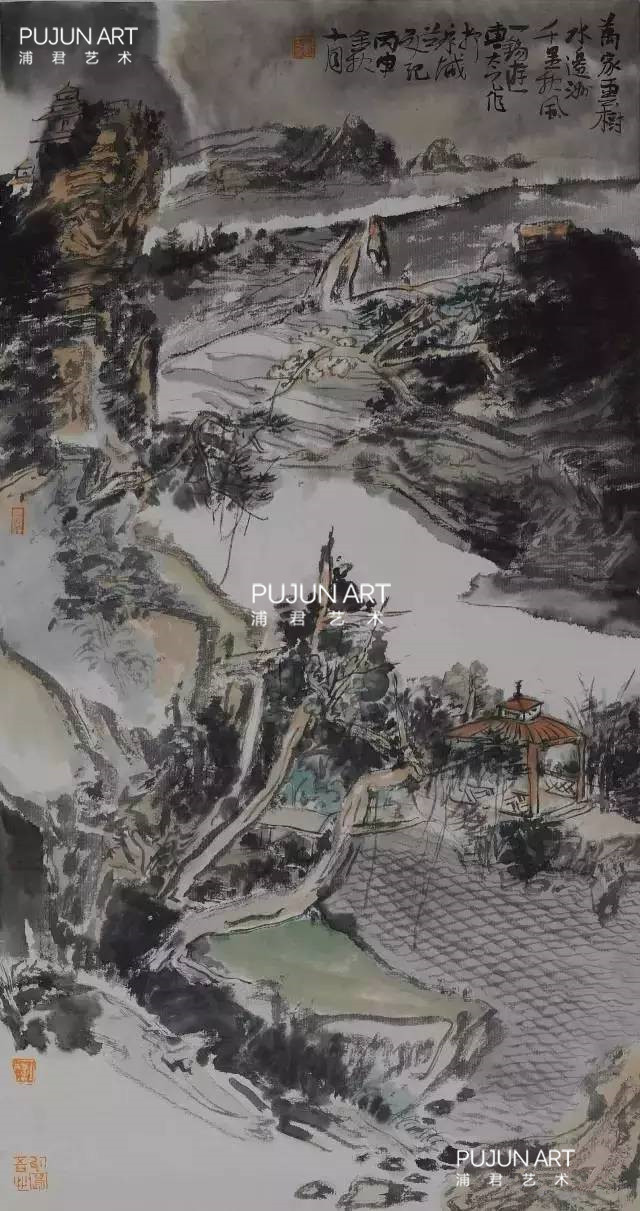 曹新刚先生作品  千里秋风一锡游