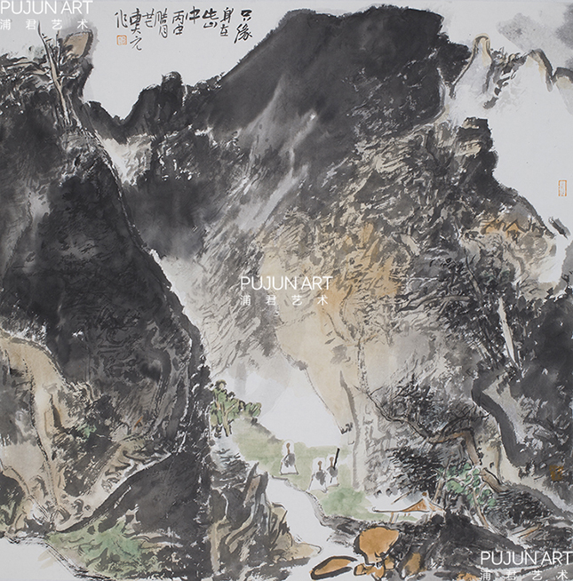 曹新刚山水画
