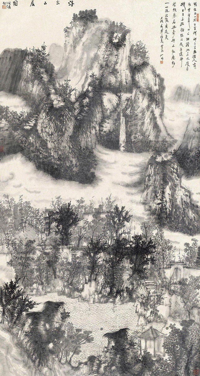 收藏市场行情 当代著名山水画家何加林有人说,在山水画新生代中,何加