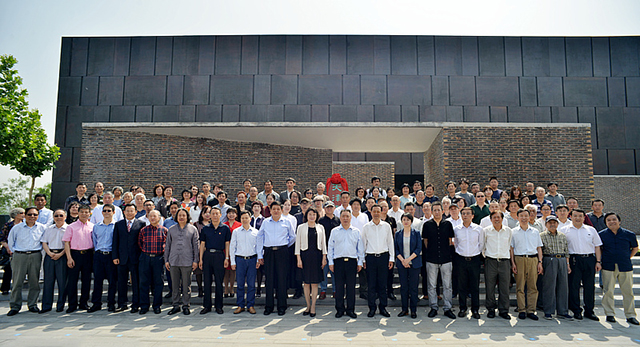 2018年5月18日上午，天津画院新址建成揭牌仪式在西青区天津画院新址隆重举行