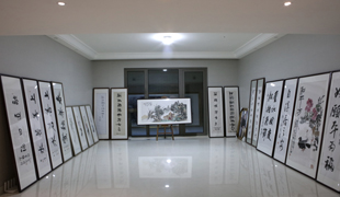 中国当代一线名家书法展厅