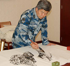 空军美术书法研究院副院长：王界山